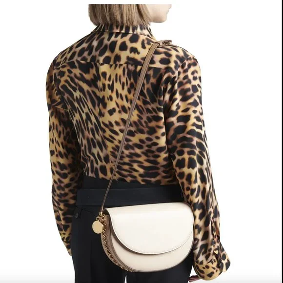 SOLD - NEW Stella McCartney Frayme Flap Shoulder Bag (Size Medium) - Picture 4 of 6